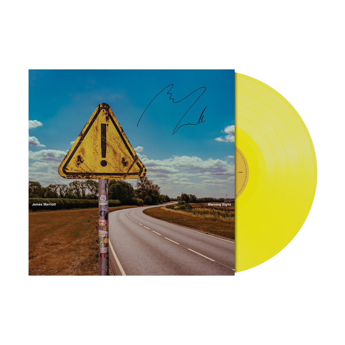 Warning Signs | Store Exclusive Signed Yellow Vinyl